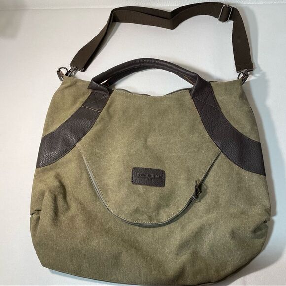 Threaded pear crossbody canvas bag - Picture 9 of 16